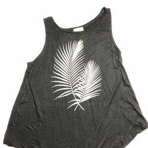 ❤️ 3 x $20 ON Feather Logo Black Tank Top SZ SM